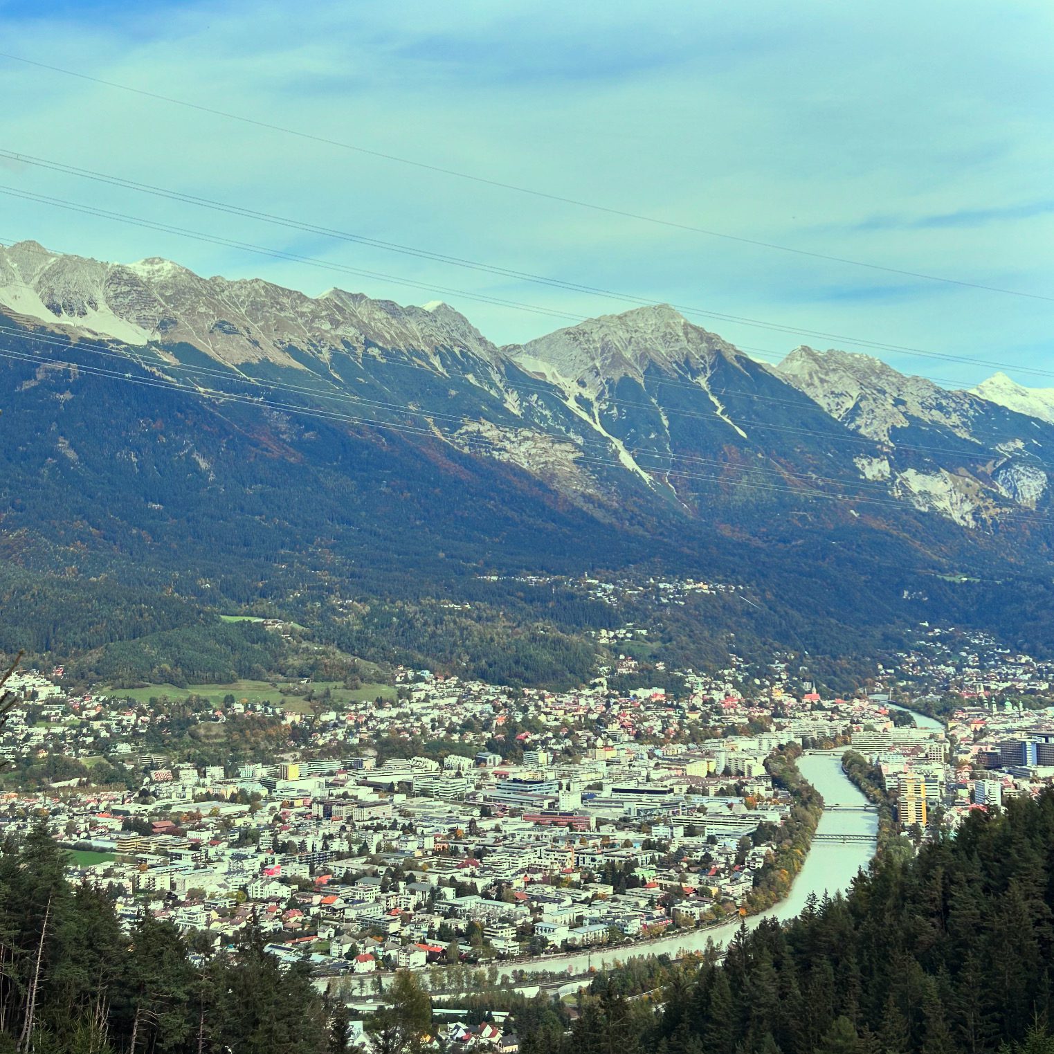 Herbstliches Panorama Innsbruck